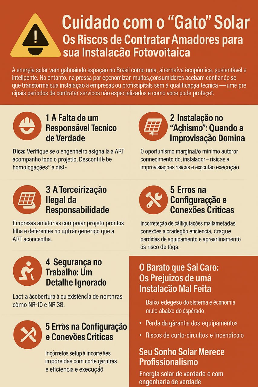 Cuidado com o Gato Solar